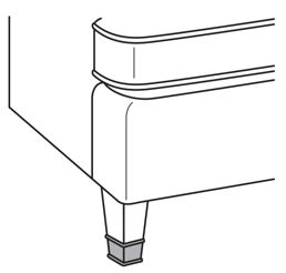 Maple Tapered Leg w/ Ferrule