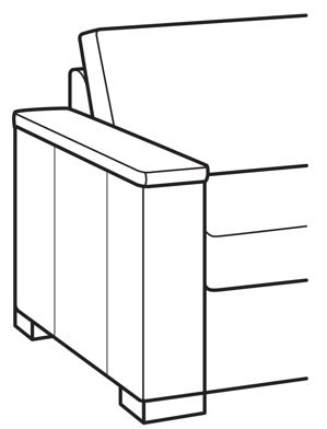 Cap Arm 6 in