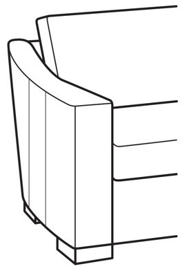 Rising Track Arm 6 in
