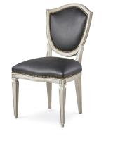 Jean Luc Shield Back Side Chair - Italian Painted Blanc