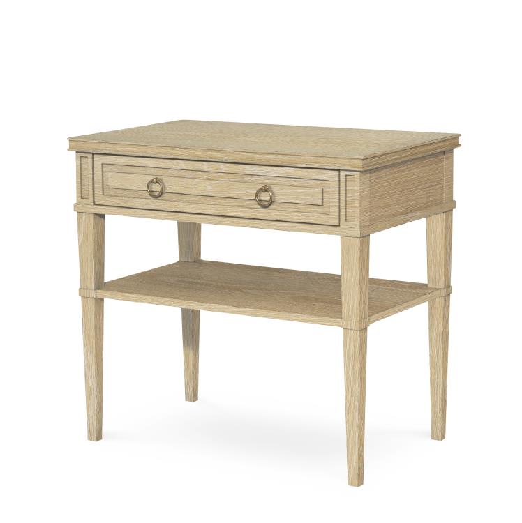 century 89A-226-V1 - Maison '47 Bed Side Table - Blonde Cerused