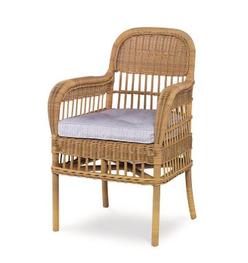 Mainland Wicker Dining Arm Chair