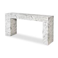 Cadence Console Table - Faux Marble