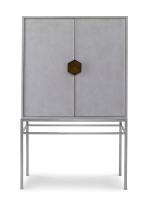 Details I Bar Cabinet with Mirrored Back Panel