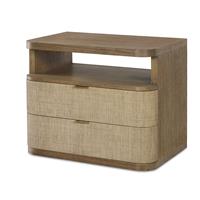 Cruz Two Drawer Large Nightstand