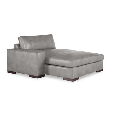 Great Room Leather Configurable LAF Double Chaise