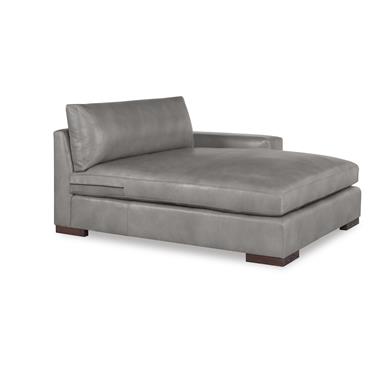 Great Room Leather Configurable RAF Double Chaise