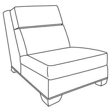 Leatherstone Motion Compatible Armless Chair