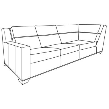 Leatherstone Motion Compatible LAF Corner Sofa