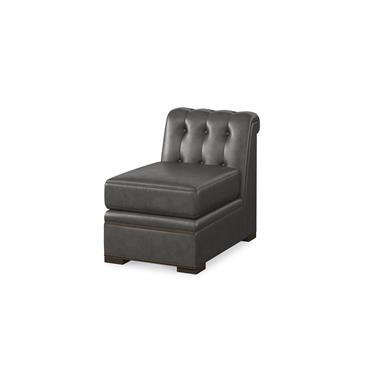 Modern Chesterfield Configurable Armless Chair