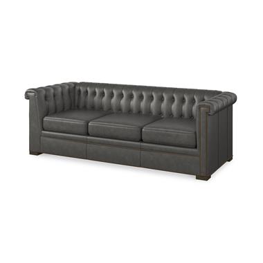 Modern Chesterfield Configurable LAF Corner Sofa