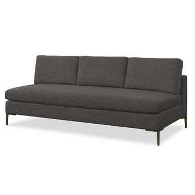 Roma Armless Sofa Full Back