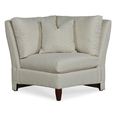 Sloane Skirted Corner Chair