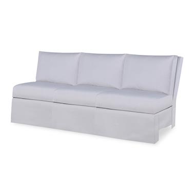 Sloane Skirted Armless Sofa