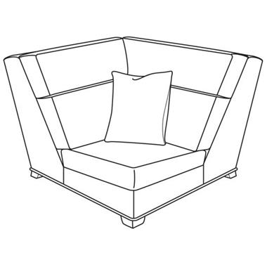 Cornerstone Motion Compatible Corner Chair