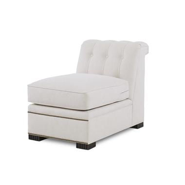 Modern Chesterfield Configurable Armless Chair