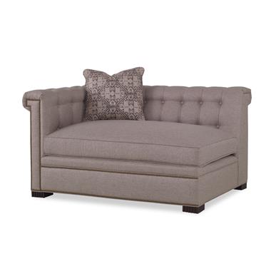 Modern Chesterfield Configurable LAF Love Seat