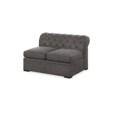 Classic Chesterfield Configurable Armless Love Seat