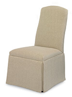 Chandler Curved Back with Sweep Top Chair with casters