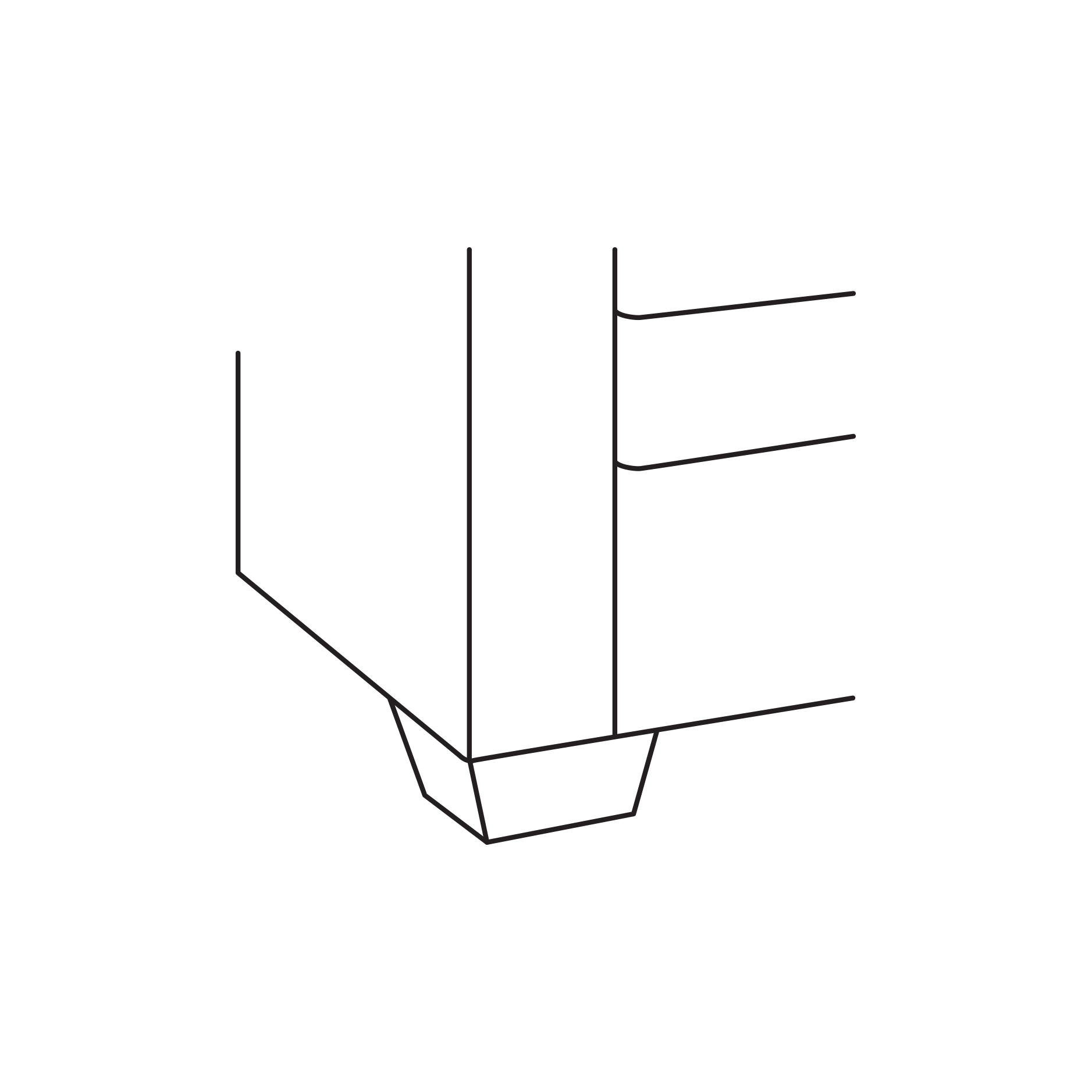 Uph No Border Square Taper Foot
