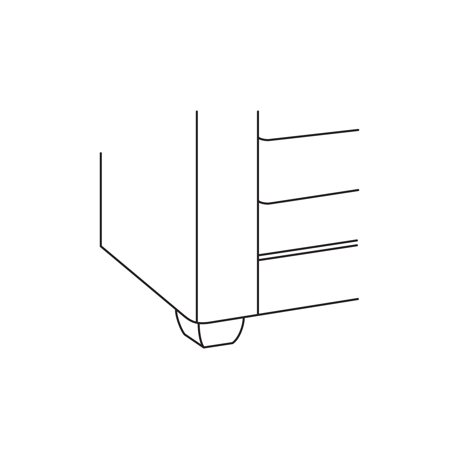 Uph w/ Border Pyramid Foot