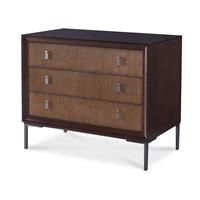 Three Drawer Large Nightstand