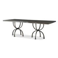 120" Guan Slab Dining Table - Mottled Bronze