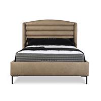 FULLY UPH WING LOW H.B. BED - QUEEN SIZE 5/0