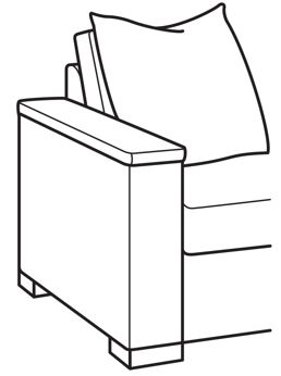 Cap Arm 6 in