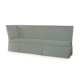 28" by 28"  (Skirted LAF Corner Banquette)