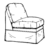 Armless Chair