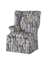 Leo Skirted Wing Chair