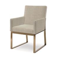 Iris Brass Arm Chair