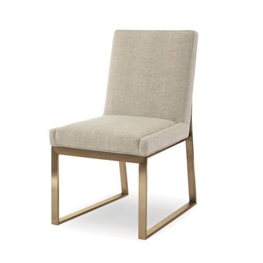 Iris Brass Side Chair