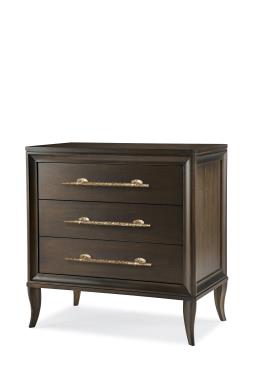 Tribeca Three Drawer Nightstand - Tribeca (Bar Pull)