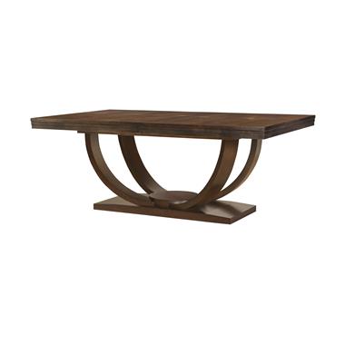 Omni Large Rectangular Dining Table (Figured Walnut)