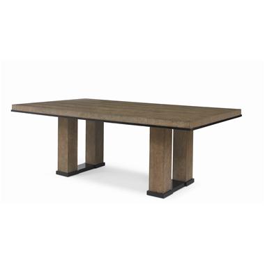 Mesa Pacific 119" Dining Table - Napa Cerused/Melange