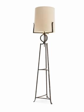 WROUGHT IRON FLOOR LAMP