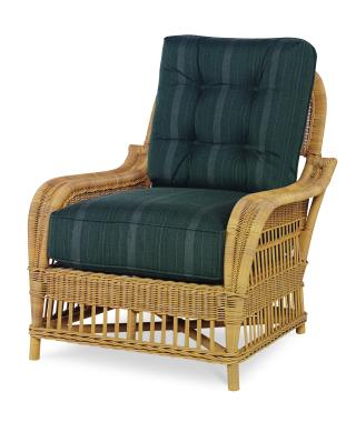 Mainland Wicker Lounge Chair w/ Button Back
