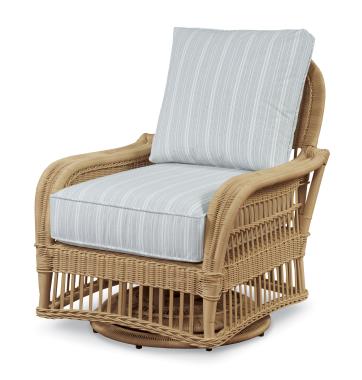 Mainland Wicker Swivel Lounge Chair
