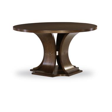 Sanford 64" Round Dining Table - Brunette