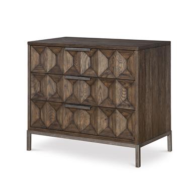 Elliott Three Drawer Chest - Brown Rustic