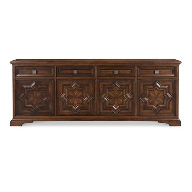 Casa Bella Carved Credenza - Sierra