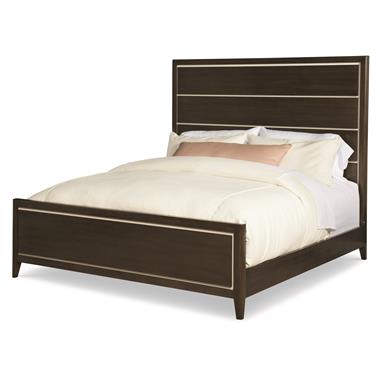 Aria Bed - King 6/6 - Brownstone/Oxford White