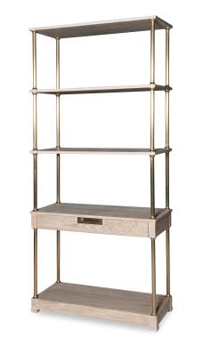 Cadence Etagere - Sand Cerused