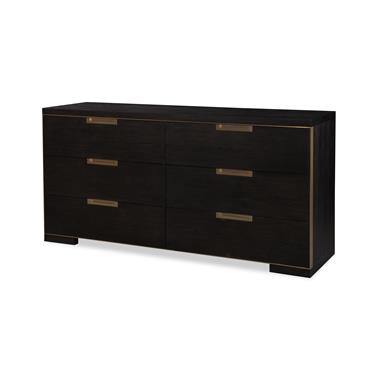 Cadence Six Drawer Dresser - Mocha