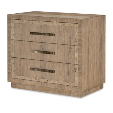 Monterey Three Drawer Nightstand - Hawthorne Light