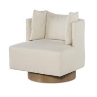 Riposo Swivel Chair - Oak Base