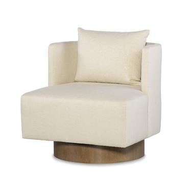 Riposo Swivel Chair - Single Back - Oak Base