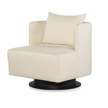 Riposo Swivel Chair - Single Back - Metal Base